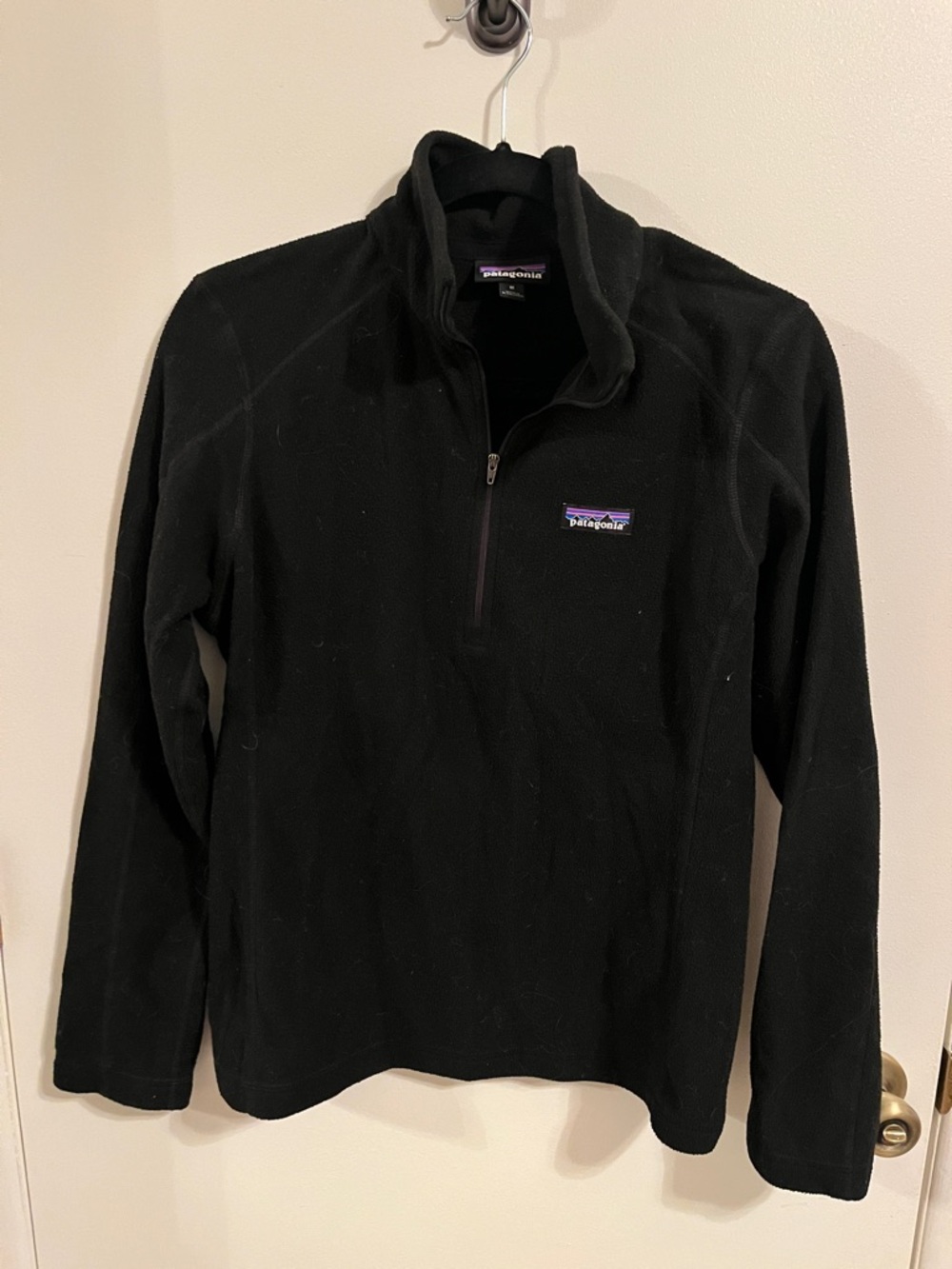 Patagonia Black Half-Zip Fleece Pullover